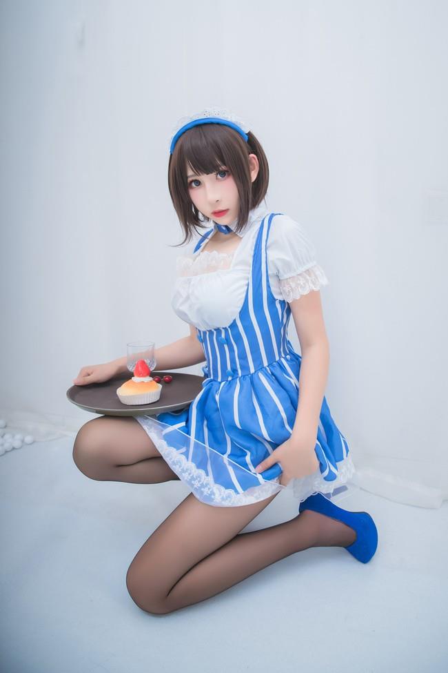 加藤惠圣人惠女仆cos正片-品图吧