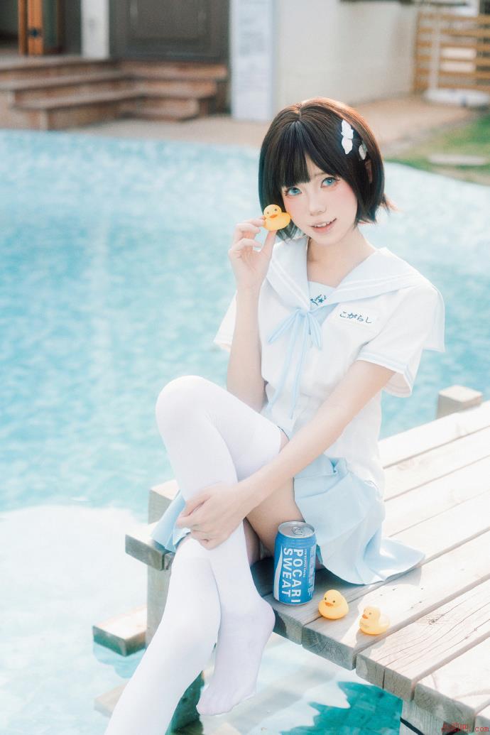 她好可爱得想办法和她约会JK制服-品图吧